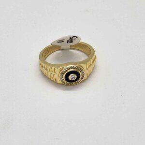 Brand new   Sterling Silver 925 Round Design with gemstone Ring